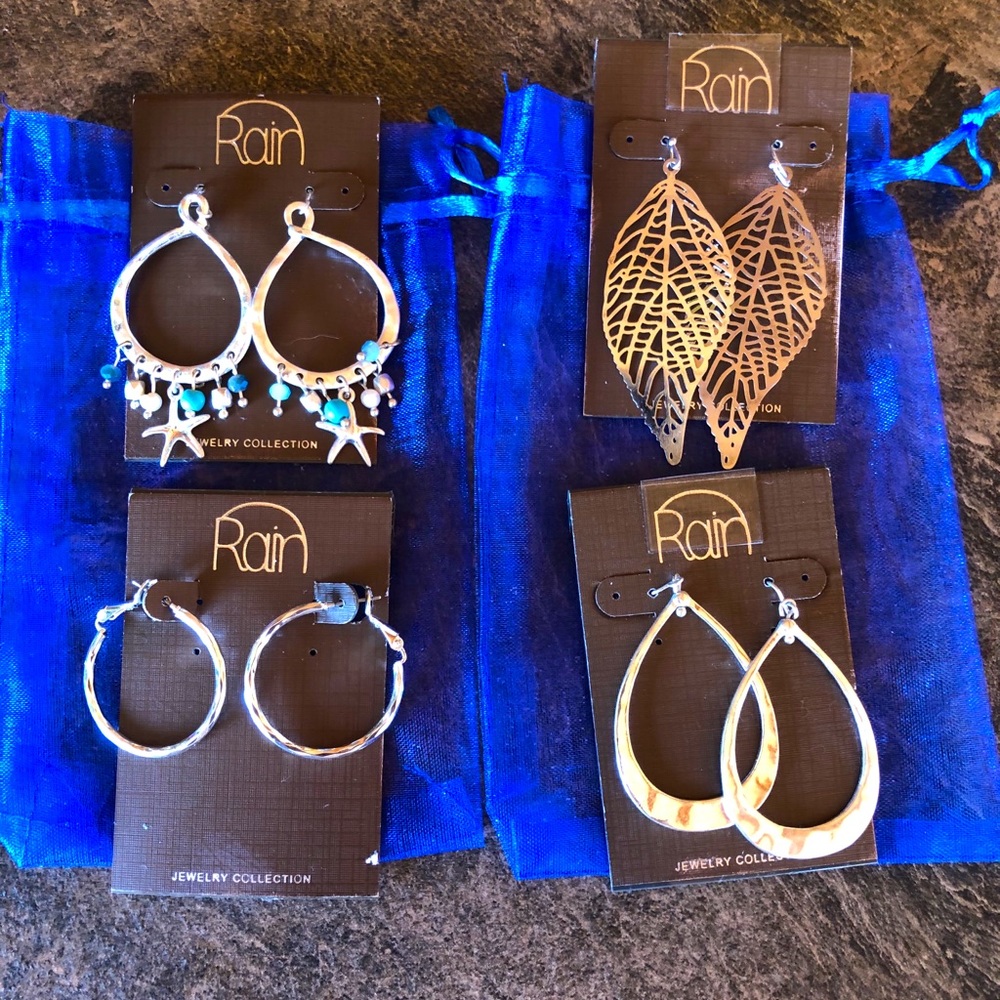 Bundle Silver Earrings
